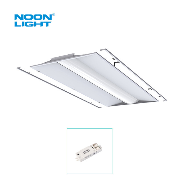 DLC Listed Dimmable 2x4 Troffer LED Retrofit Kit 4 Color Switchable